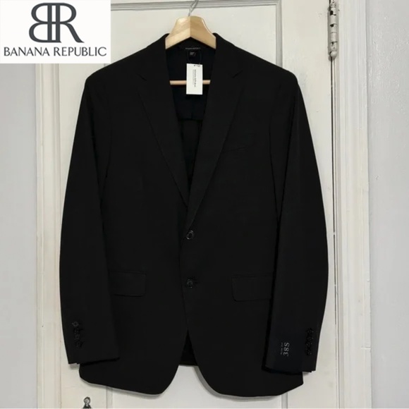 Banana Republic Men’s Charcoal Slim Fit Suit Jacket | Size: 38S | New With Tag - Picture 9 of 9